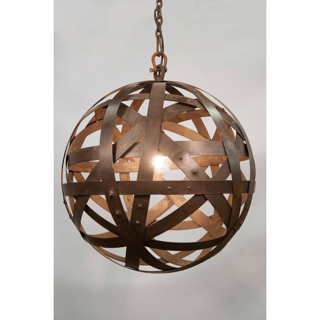 Hanglamp roest bruin "Bergerac"