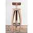 Wine barrel bar stool "Burgundy"