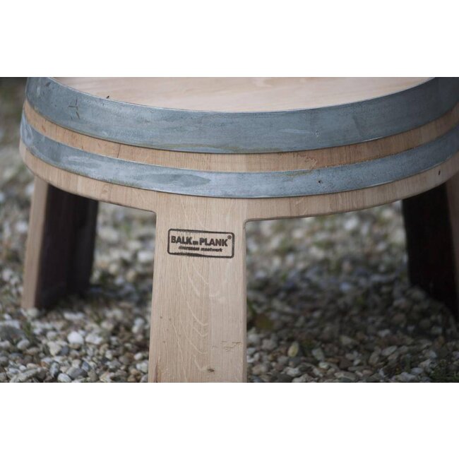 Wine barrel side table "Alsace"