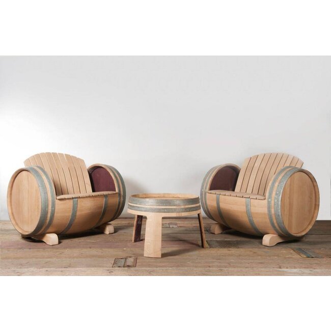 Barrel Atelier Wine barrel lounge set