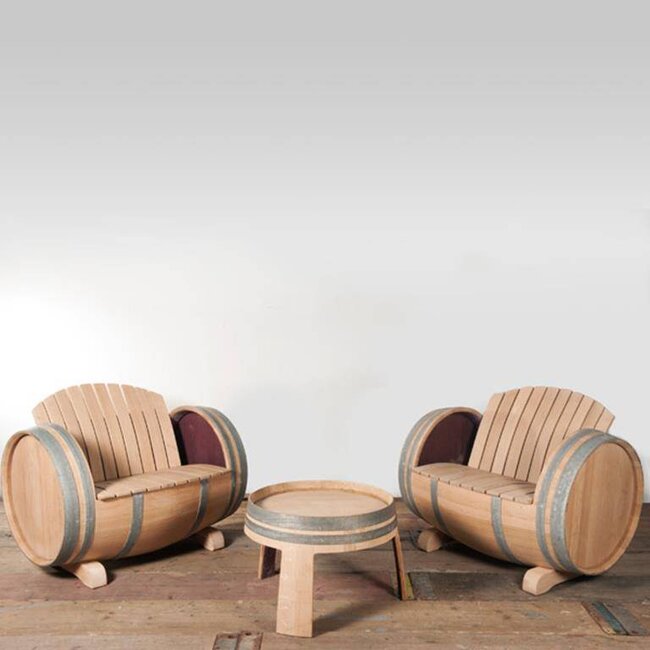 Barrel Atelier Wijnvat loungeset "Ruby" ®