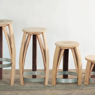 Wine barrel stool "Loire" Wine barrel stool "Loire"