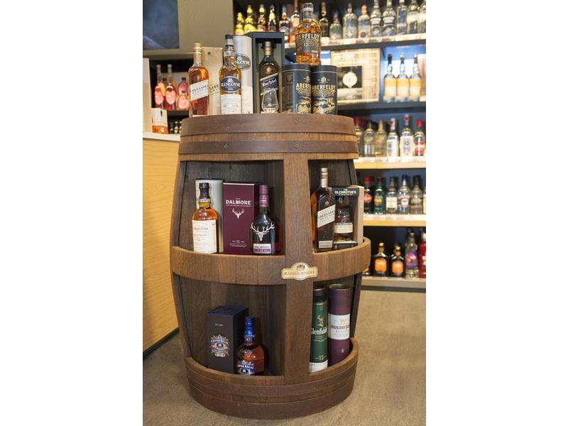 Wine barrel display Barrel Atelier