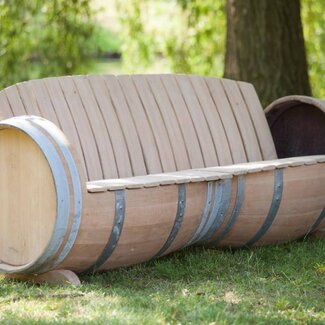 Wine barrel bench "Provence" Wine barrel bench "Provence"