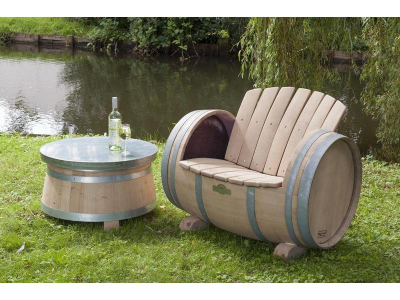 Wine barrel table "Merlot"
