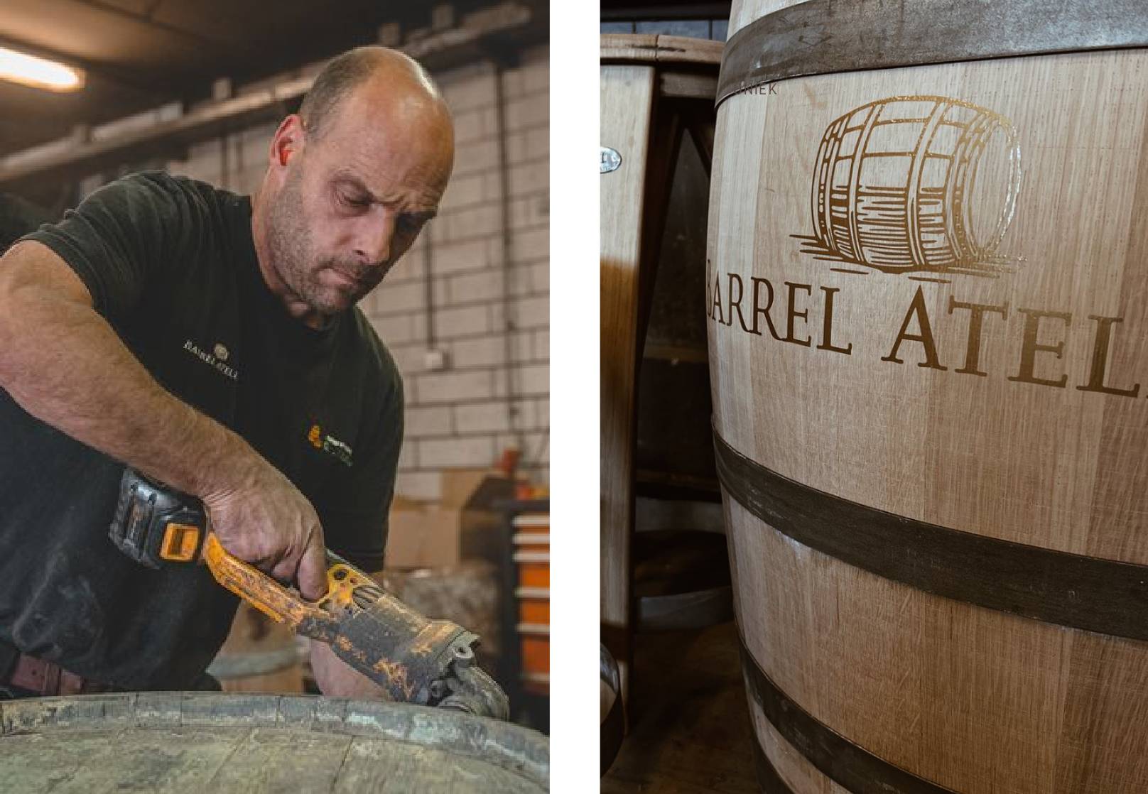 Wine barrels and old wood get a new life with us!