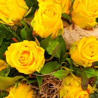 Rosenstrauß "Gelb"