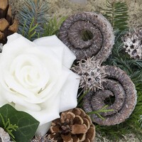 Grabgesteck Herz mit Islandmoos