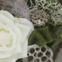 Grabgesteck in Herzform "Herzliche Erinnerung"