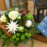 Herrnhuter Blumenstrauß "Herrnhuter Stern" weiß