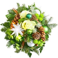 Herrnhuter Blumenstrauß "Herrnhuter Stern" weiß