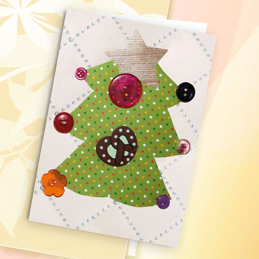 Grußkarte - "Weihnachtsbaum"