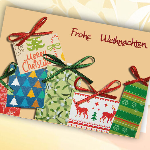 Grußkarte - "Geschenke"