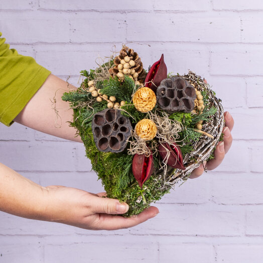 Trauergesteck Peppermoos