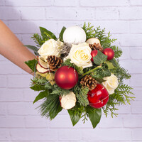 Weihnachtsstrauß "Lichter Apfelbäckchen"