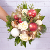 Weihnachtsstrauß "Lichter Apfelbäckchen"