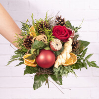 Weihnachtlicher Strauß "Adventskaffee"