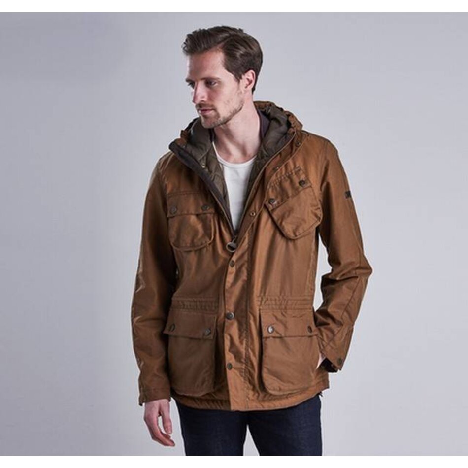 Barbour V-Tech Wax Tan Jacket