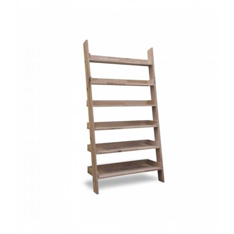 oak shelf ladder