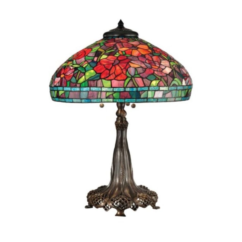 Red Stained Glass Lamp