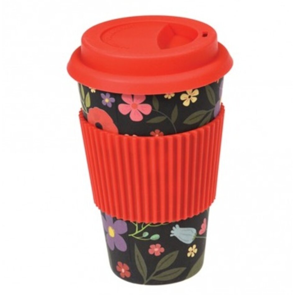 Poppy Midnight Garden Eco Travel Cup