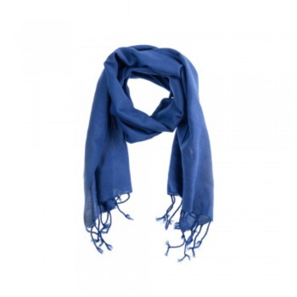 Cotton Scarf - Blue