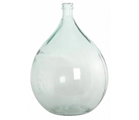 Housedoctor Flasche/Vase aus 100% recyceltem Glas, Ø40cm h56cm 34 Liter