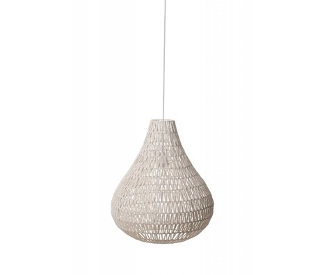Zuiver Hanging lamp CableDrop, white, Ø45cm