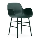 Normann Copenhagen acciaio 56x52x80cm plastica verde forma Lehnstul