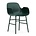 Normann Copenhagen Lehnstul form green plastic steel 56x52x80cm