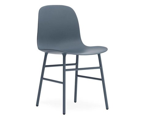 Normann Copenhagen forma de las heces azul acero 48x52x80cm plástico