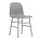 Normann Copenhagen Chair shape gray plastic steel 48x52x80cm