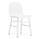 Normann Copenhagen Stuhl Form weiß Kunststoff Stahl 48x52x80cm