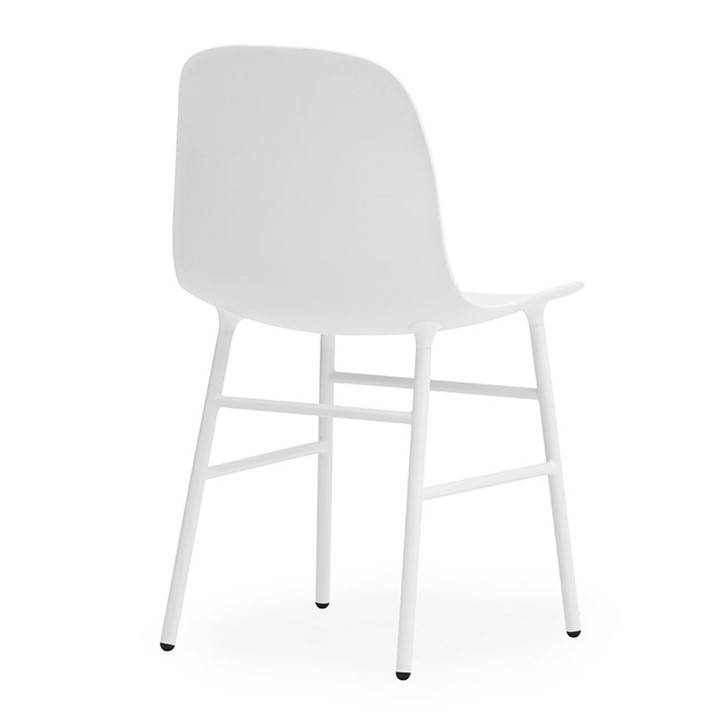 Normann Copenhagen Stuhl Form Weiss Kunststoff Stahl 48x52x80cm Lefliving De