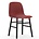 Normann Copenhagen Stuhl Form rot schwarz Kunststoff holz 48x52x80cm