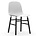 Normann Copenhagen 48x52x80cm forma de silla de madera blanca de plástico negro