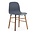 Normann Copenhagen sous forme de chaise bleu bois plastique brun 48x52x80cm