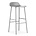 Normann Copenhagen Bar chair shape gray plastic steel 44x44x87cm