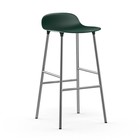 Normann Copenhagen forme de selles chrome vert plastique 53x45x87cm