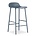 Normann Copenhagen forma de las heces de plástico azul 42,5x42,5x77cm acero