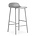 Normann Copenhagen Tabouret forme plastique gris acier 42,5x42,5x77cm