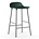 Normann Copenhagen Barstuhl Form grün Kunststoff Chrom 43x42,5x77cm