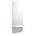 Normann Copenhagen Miroirs Horizon acier en verre blanc plaque verticale 40x80cm