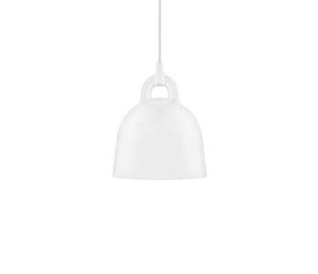 Normann Copenhagen Lampada a sospensione in alluminio Bell-bianco XS Ø22x23cm