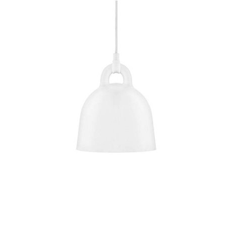 Normann Copenhagen Pendelleuchte Bell-Weißaluminium XS Ø22x23cm