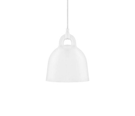 Normann Copenhagen Hängelampe campana de aluminio blanco S Ø35x37cm