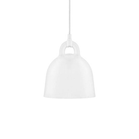 Normann Copenhagen Hängelampe campana de aluminio blanco S Ø35x37cm