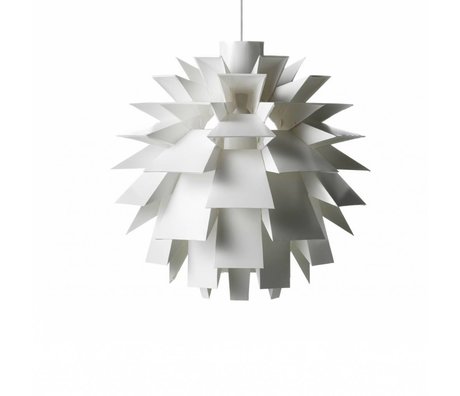 Normann Copenhagen Lámpara colgante Norm 69 blanco película-XL Ø60x60cm