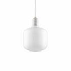 Normann Copenhagen vetro bianco marmo Lampada a sospensione amplificatore S Ø14x17cm