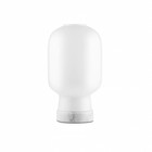 Normann Copenhagen Lampe de table amp Ø14x26,5cm marbre en verre blanc